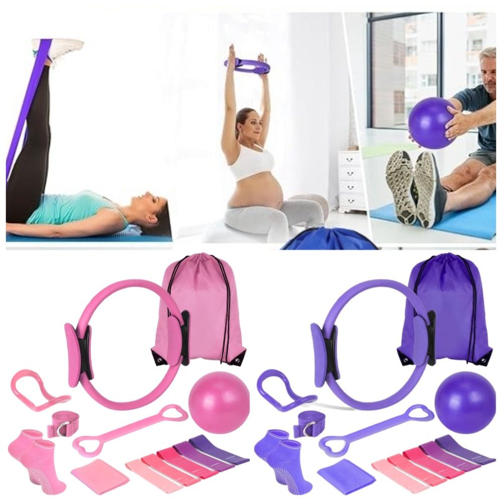 Pilates Yoga For Weight Loss - 13Pcs/Set Portable Pilates Ball Set Weight