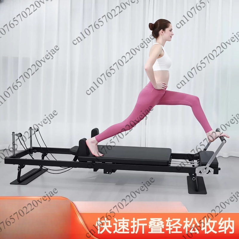 Pilates Yoga For Weight Loss - Large Folding Pilates Reformer Equipment Core