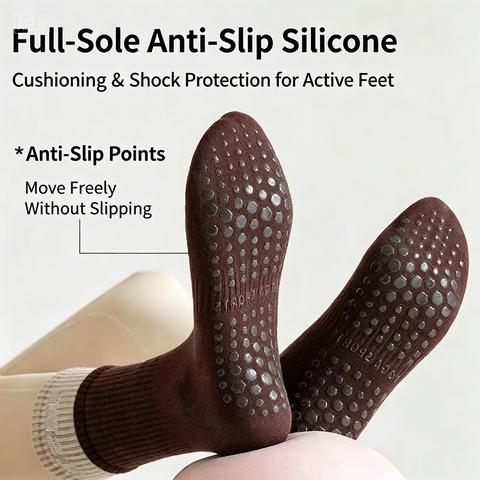Unisex Grip Socks Polyester On - Pilates Yoga Barre review and price
