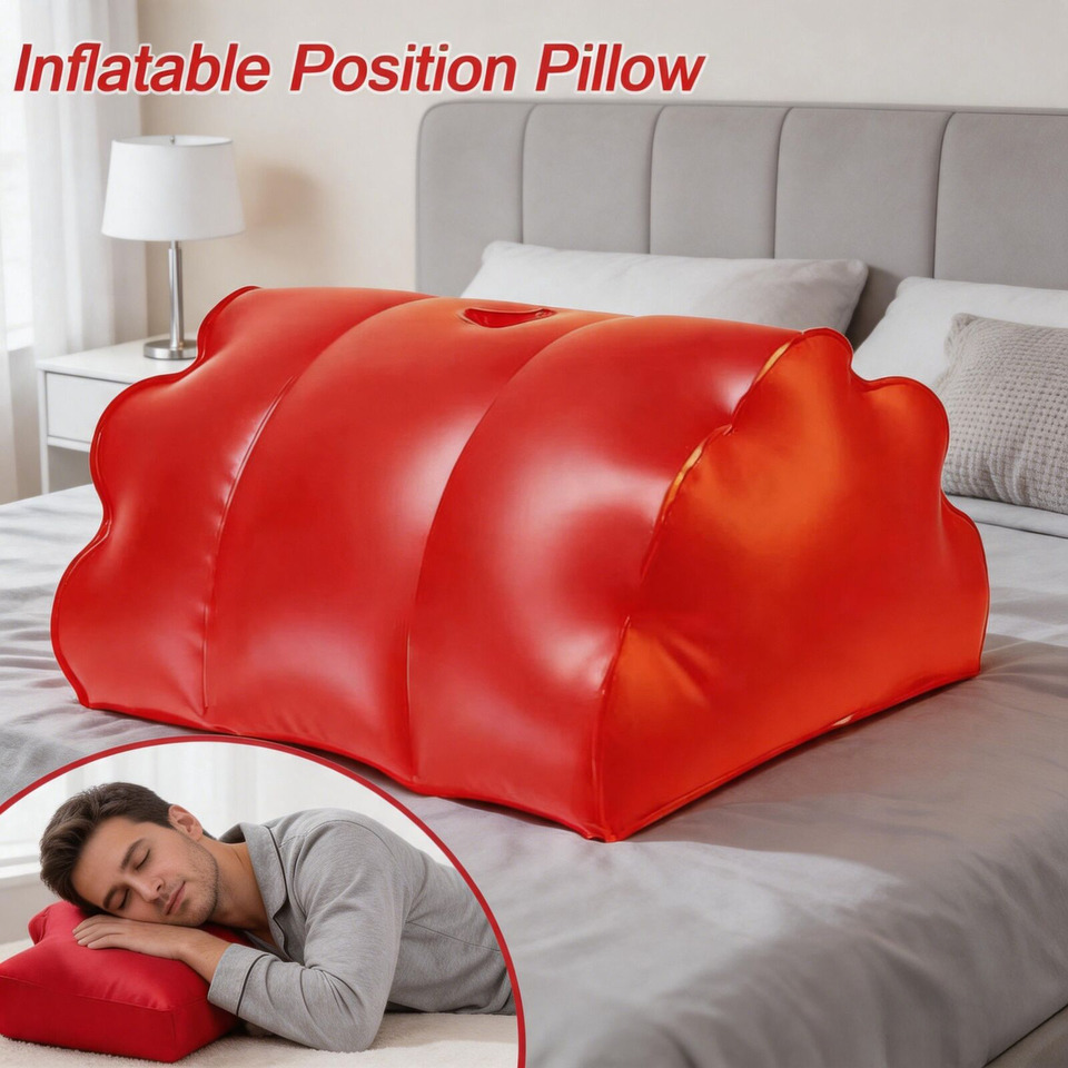 PU Leather Inflatable Pillow H - Bolster Cushion Round review and price