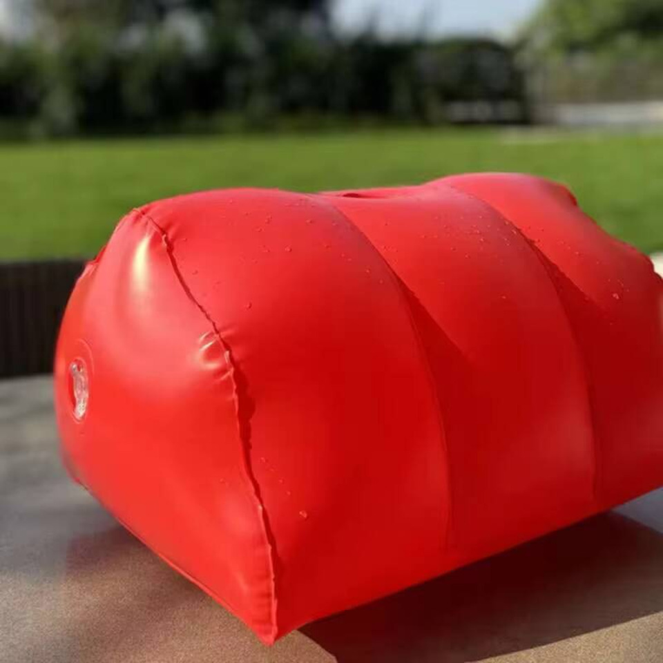PU Leather Inflatable Pillow H - Bolster Cushion Round review and price
