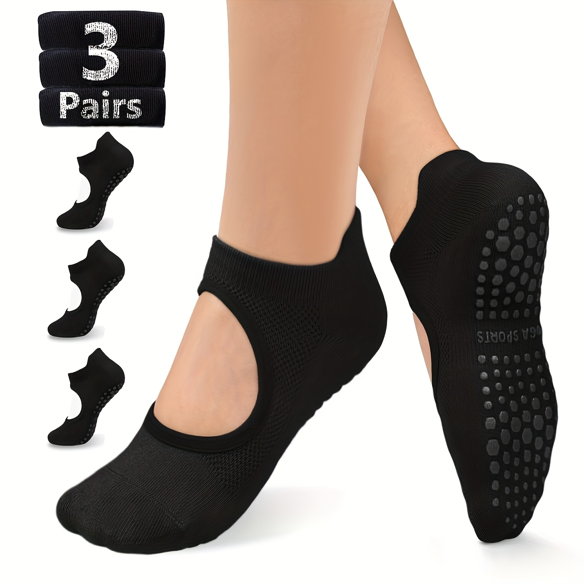 Non Slip Grip Women Socks for  - Pilates Yoga Barre review and price