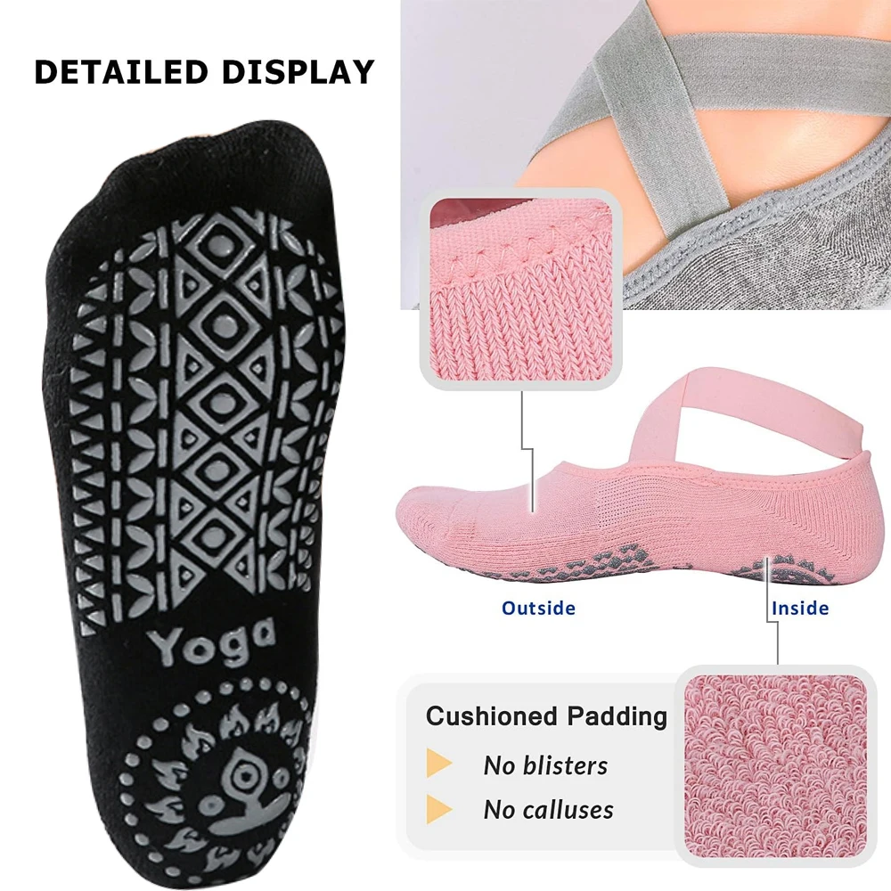 1Pair Yoga Socks for Women Non - Pilates Yoga Barre review and price
