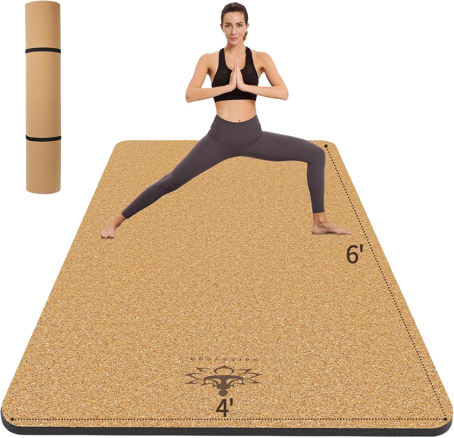 Extra Large Natural Cork Yoga  - Pilates Yoga Or review and price