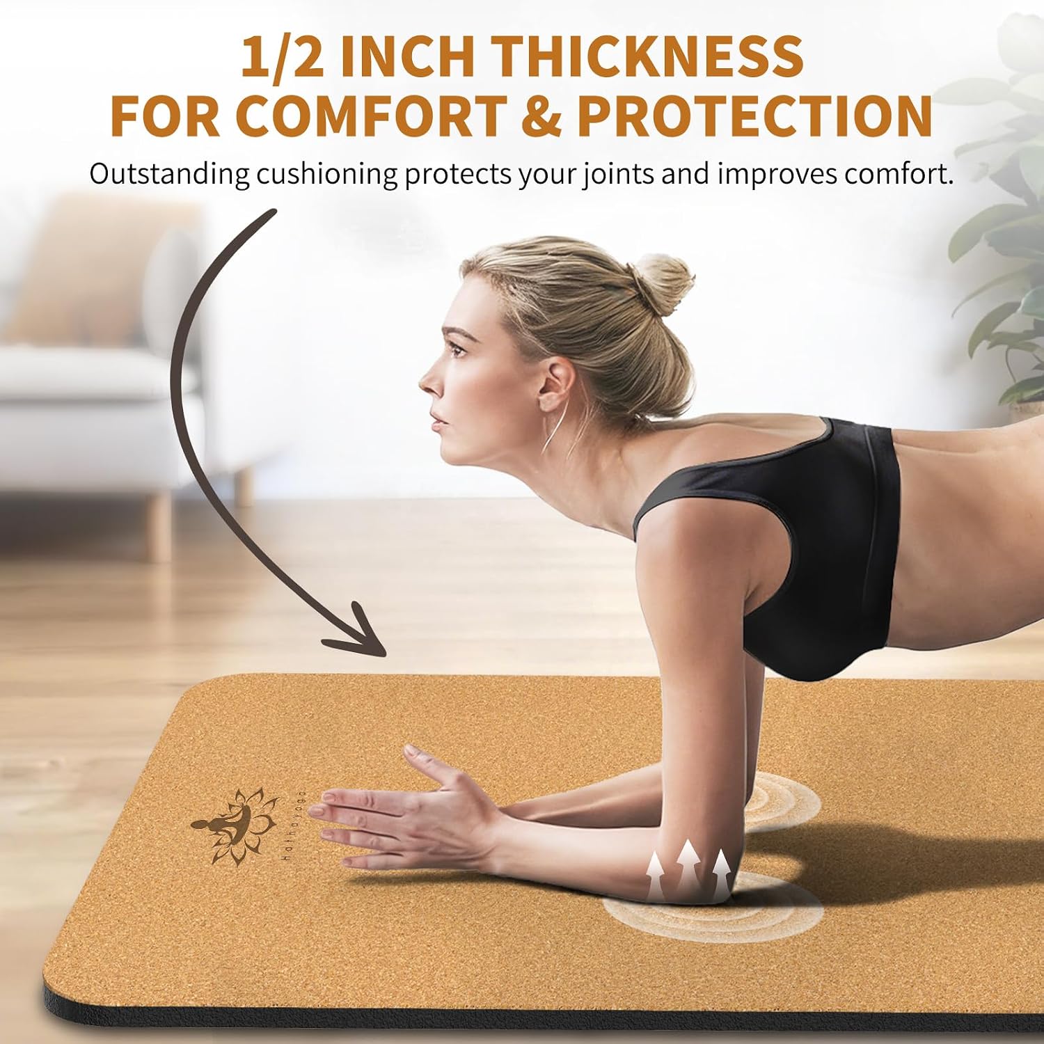 Extra Large Natural Cork Yoga  - Pilates Yoga Or review and price