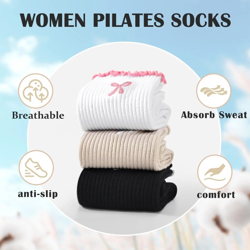 Professional Yoga Socks, Cotto - Pilates & Yoga Studio Alineacion review and price