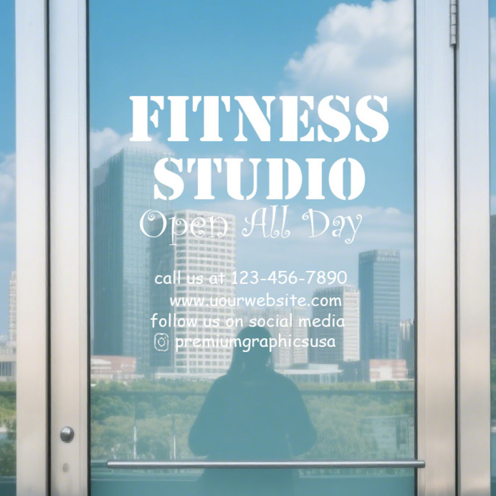 Customizable Studio Window Dec - Pilates Yoga Or review and price