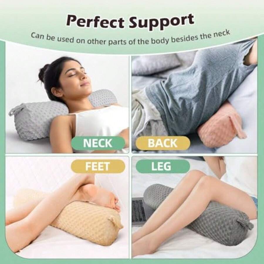 Cervical Neck Roll Pillow Memo - Bolster Cushion Round review and price