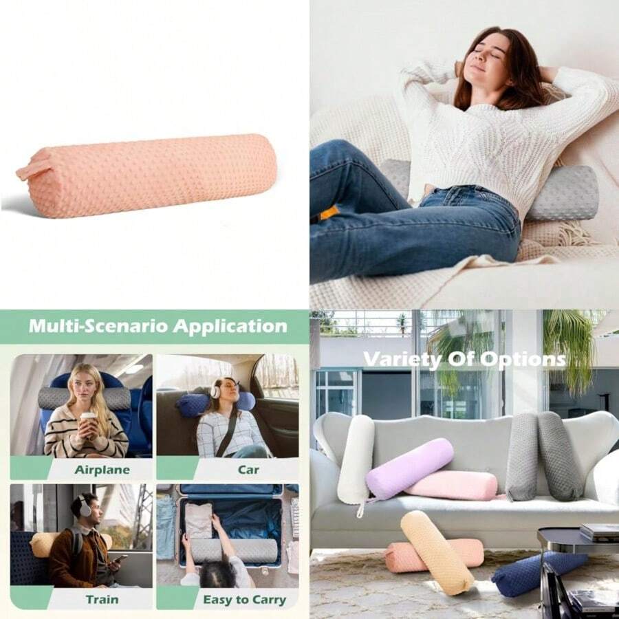 Cervical Neck Roll Pillow Memo - Bolster Cushion Round review and price