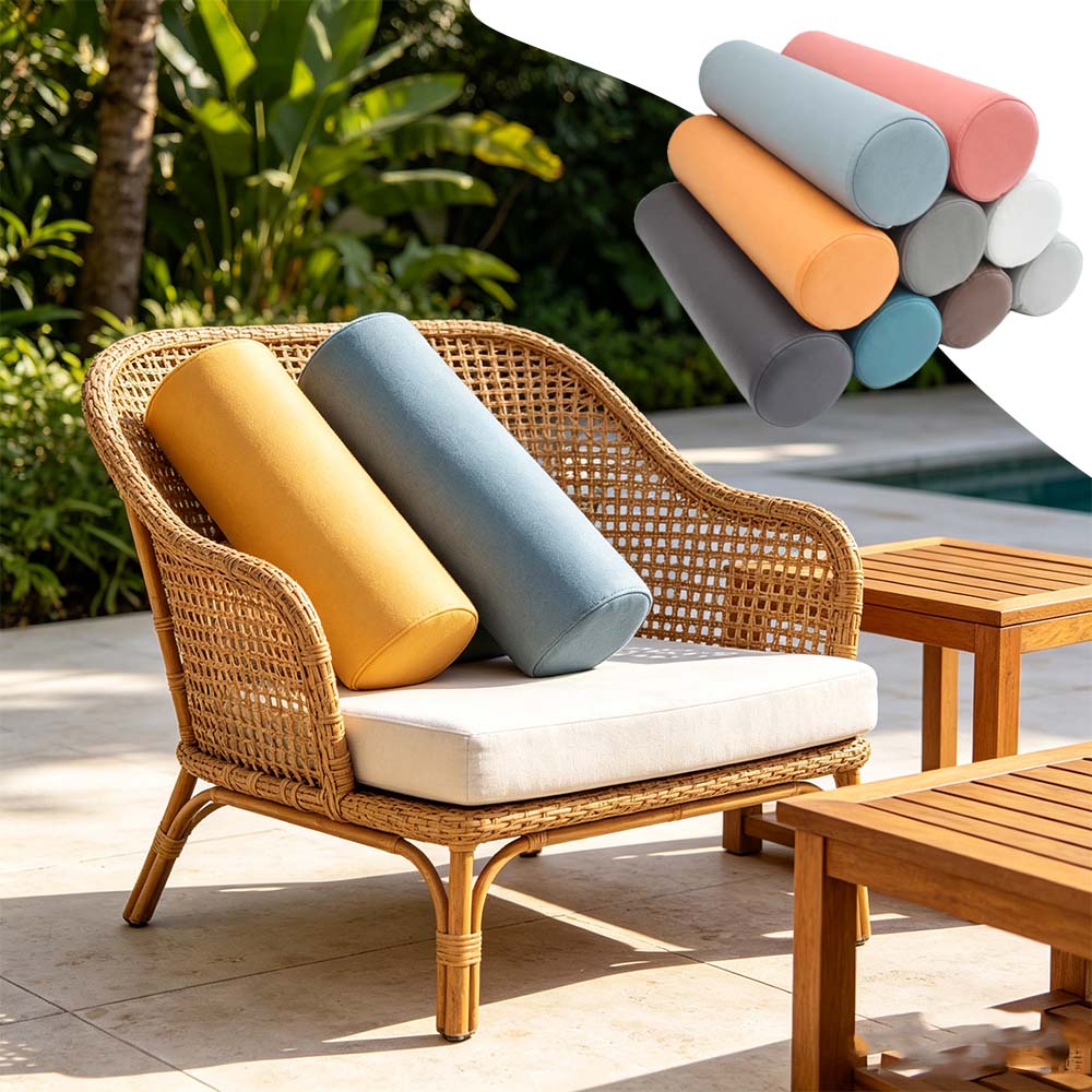 Ergonomic Cylindrical Lumbar P - Bolster Cushion Round review and price
