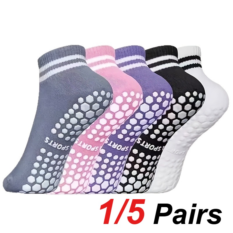 1/5 Pair Women's Silicone Anti - Pilates & Yoga Studio Alineacion review and price