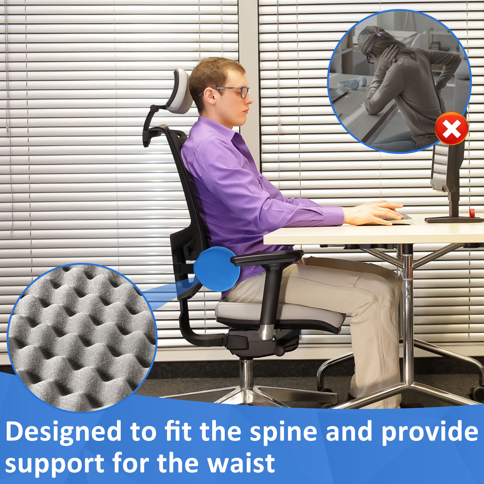 Round Lumbar Support Roll Memo - Bolster Cushion Round review and price