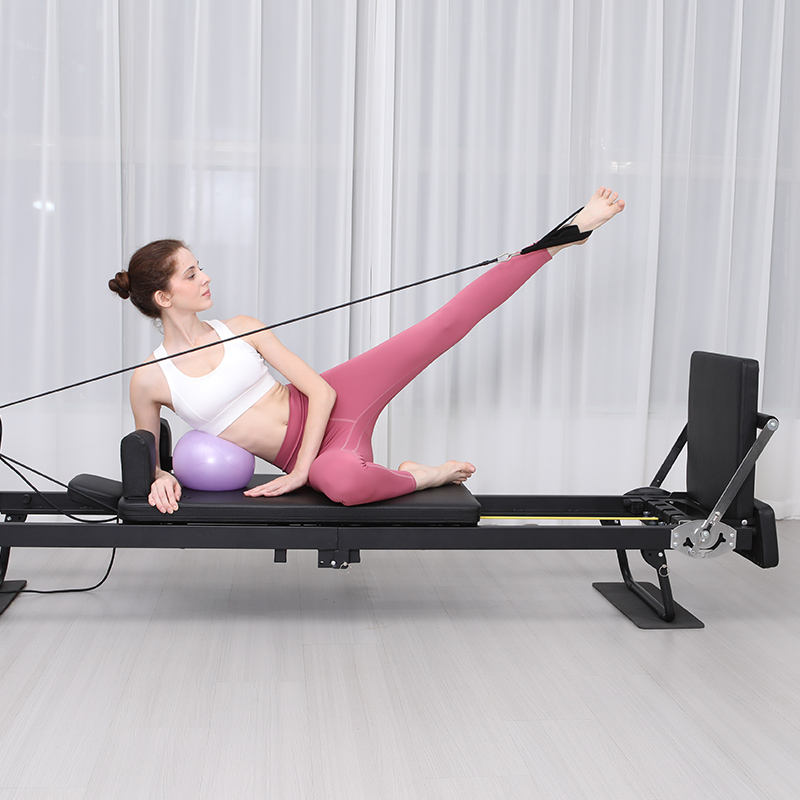 Large Folding Pilates Reformer - Pilates Yoga For Weight Loss review and price