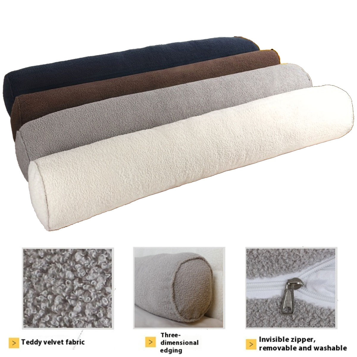 Round Bolster Pillowcase Long  - Bolster Cushion Round review and price