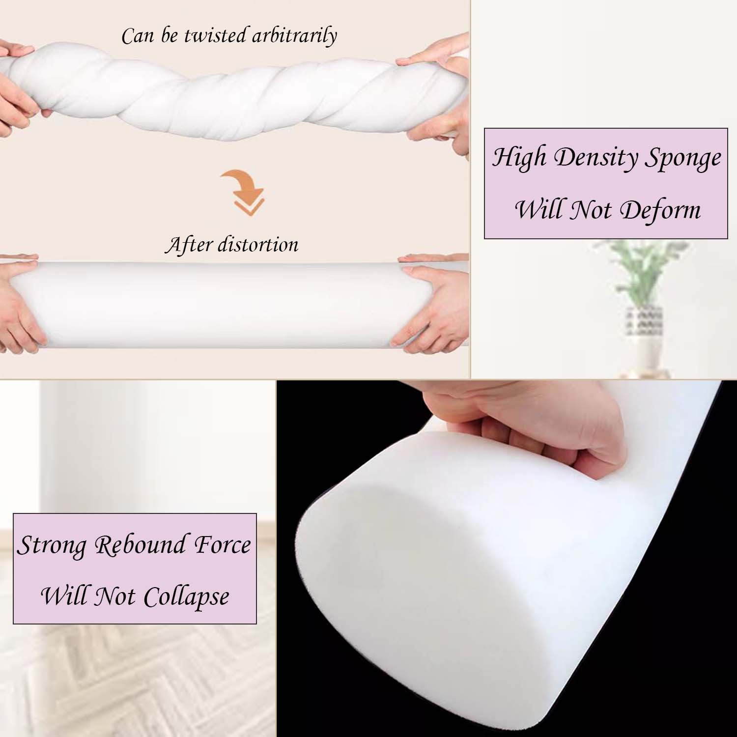 Long Round Pillow Corduroy Cyl - Bolster Cushion Round review and price
