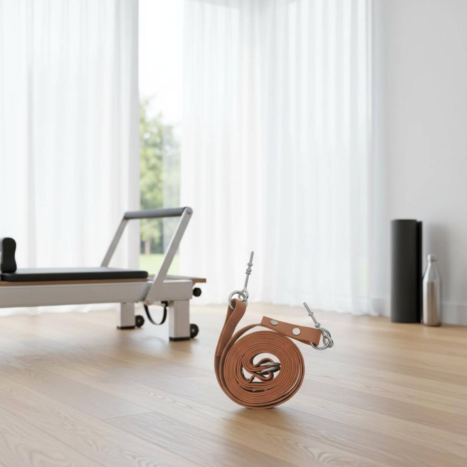 Reformer Double Loop Strap Com - Pilates & Yoga Studio Alineacion review and price