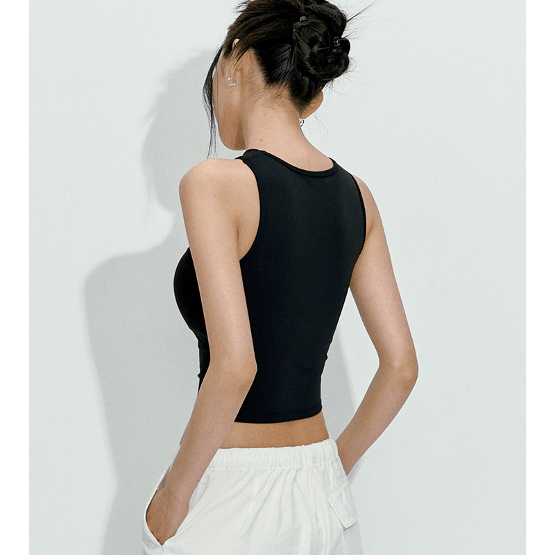 Women's halter sports vest, on - Pilates Yoga Or review and price