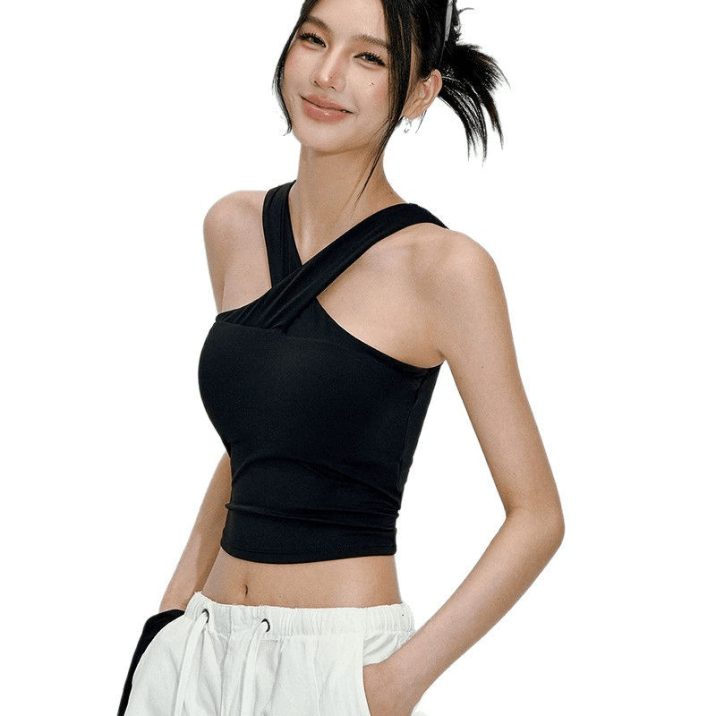 Women's halter sports vest, on - Pilates Yoga Or review and price