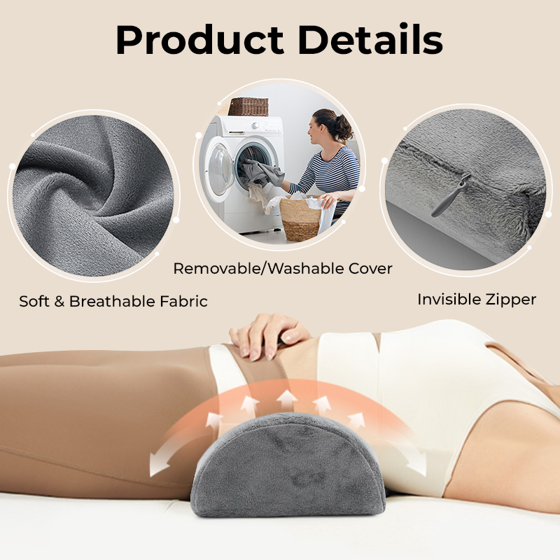 Half Moon Bolster Body Pillow  - Bolster Cushion Round review and price